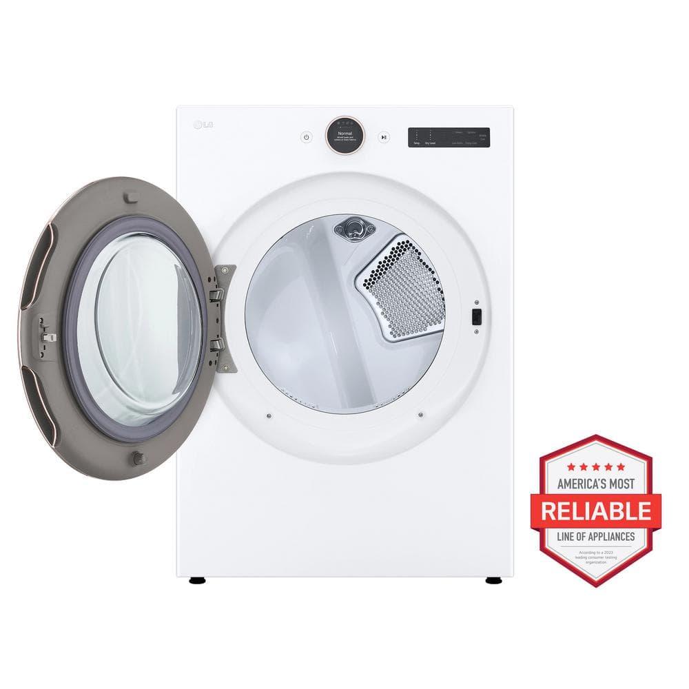 7.4 Cu. Ft. Smart Front Load Electric Dryer With Ai Sensor Dry & Turbosteam Technology