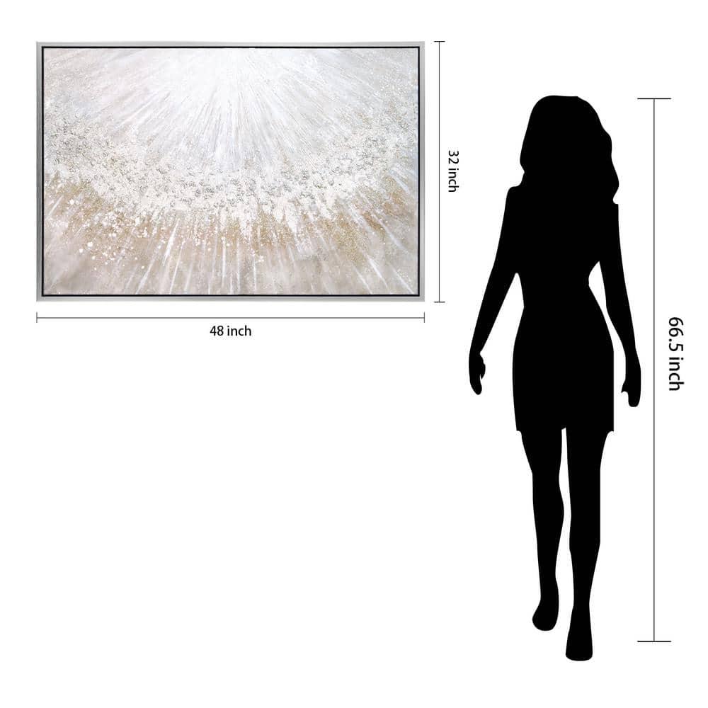 Empire Art Direct " Silver Pellets Textured Metallic " by Martin Edwards