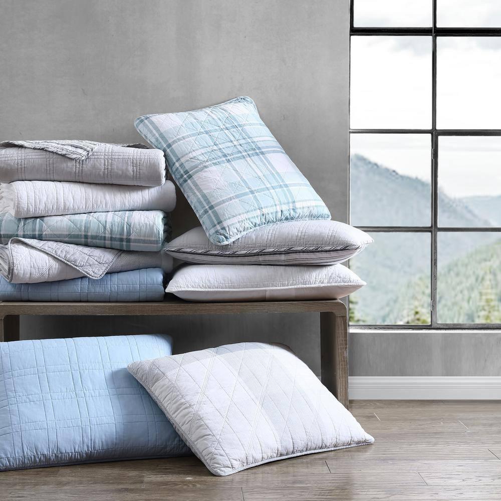 Eddie Bauer Eddie Bauer Boulder Plaid Cotton Green Quilt Set