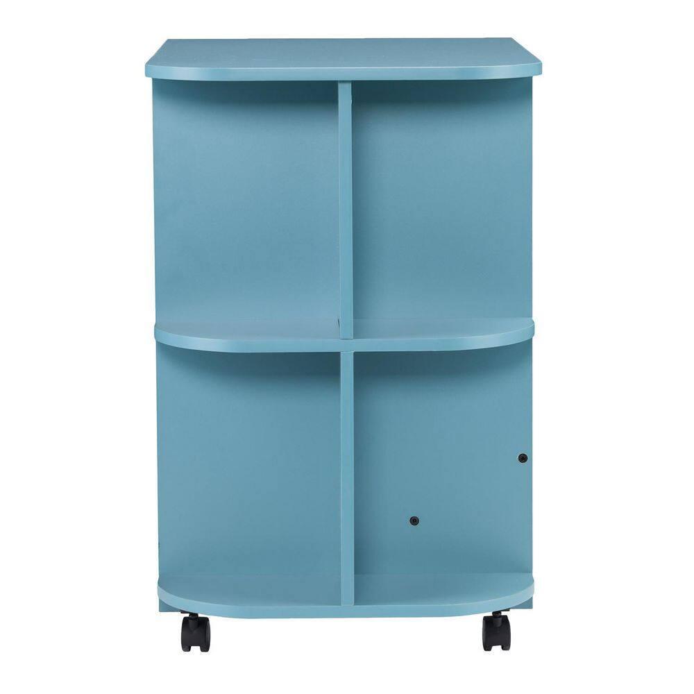 Stradville Expandable Rolling Sewing Table/Craft Station - HZ8665 - Turquoise - SEI