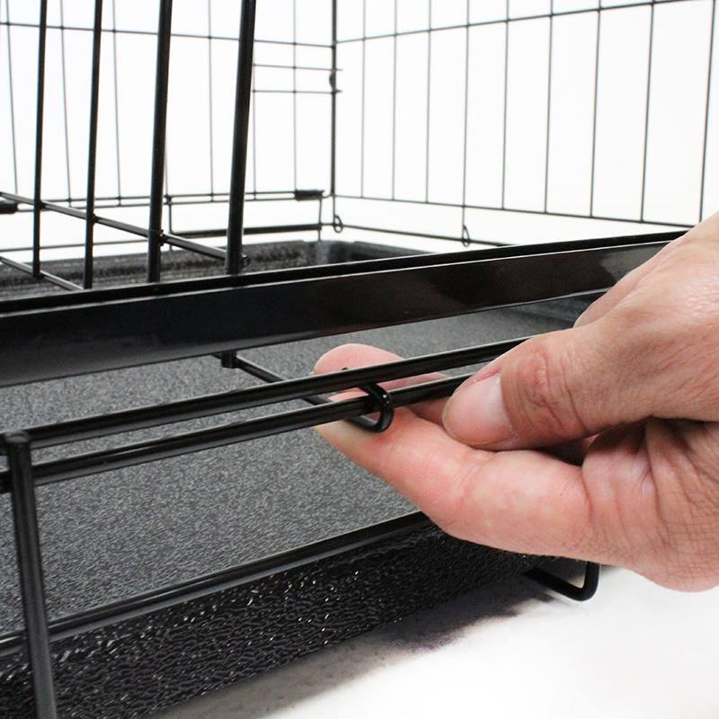 Lucky Dog Sliding Door Crates Pet Crate with Sliding Double Door