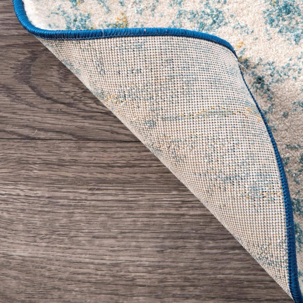 9'x12' Katharina Area Rug Green - nuLOOM: Stain-Resistant, Flat Pile, Nautical Style, Indoor Use, Machine Made