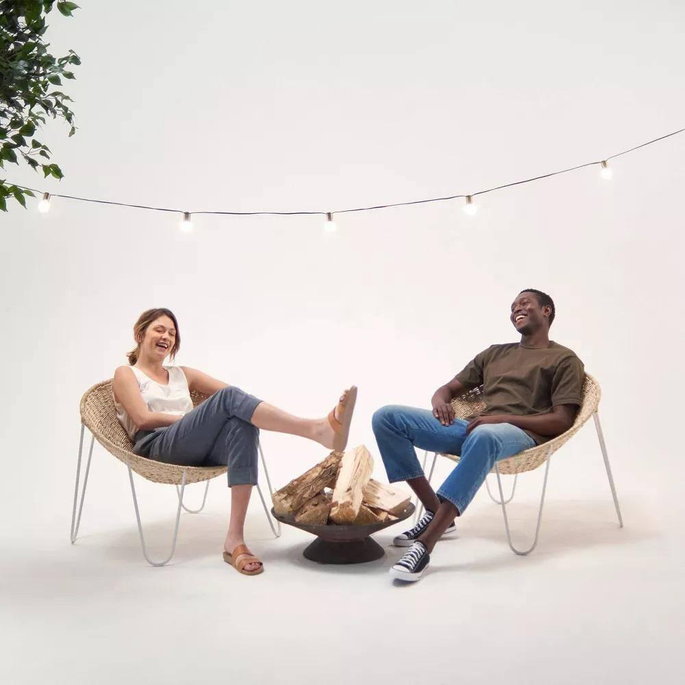 Brightech Ambience Pro 15pk 1-Watt 2700K G40 Dimmable E17 LED Vintage Edison LED Light Bulbs