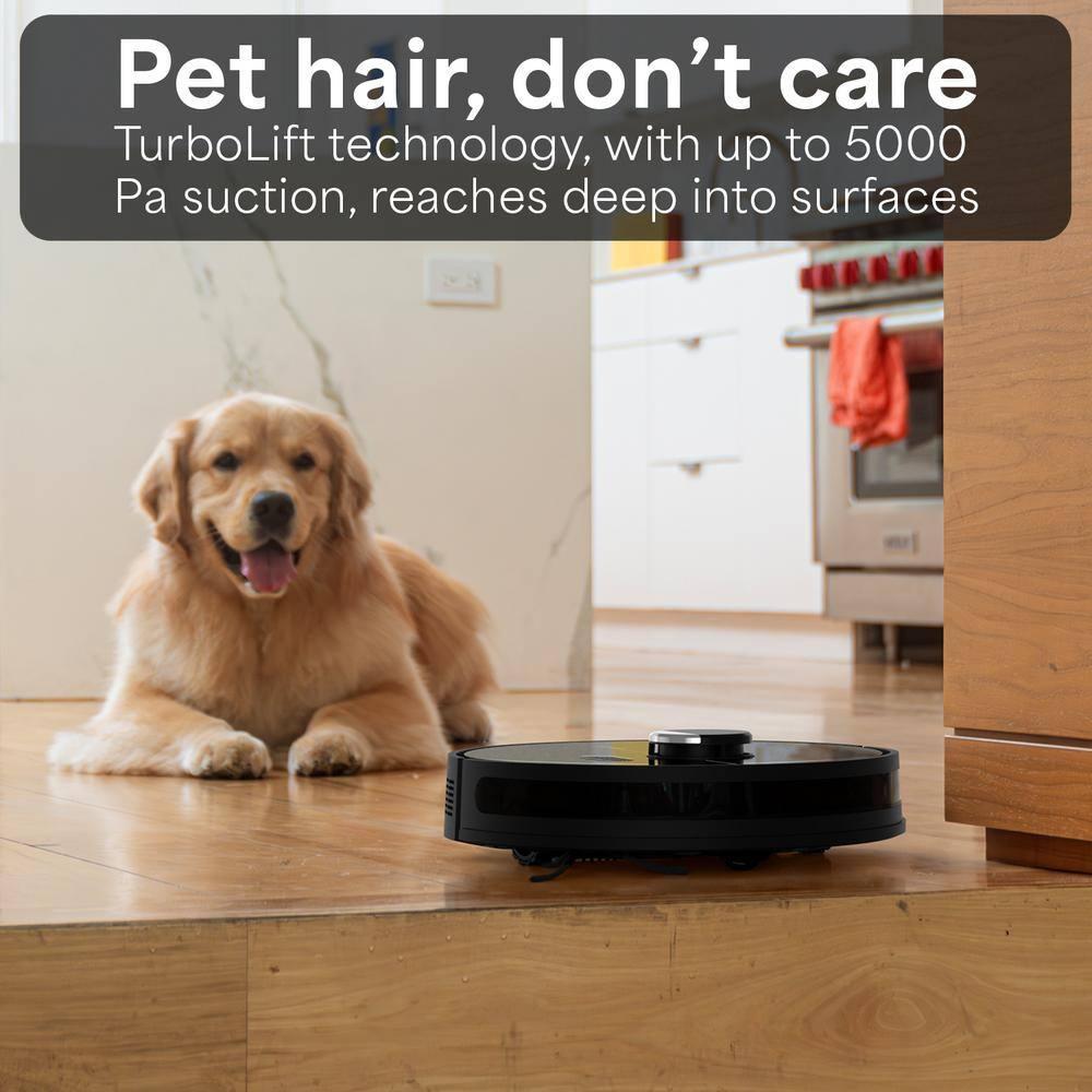 Self Empty Dustin Wi-Fi Connected Self-Emptying Robot Vacuum and Mop