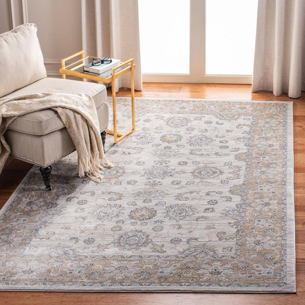 Isabella ISA940 Power Loomed Area Rug - Cream/Beige - 8'x10' - Safavieh.