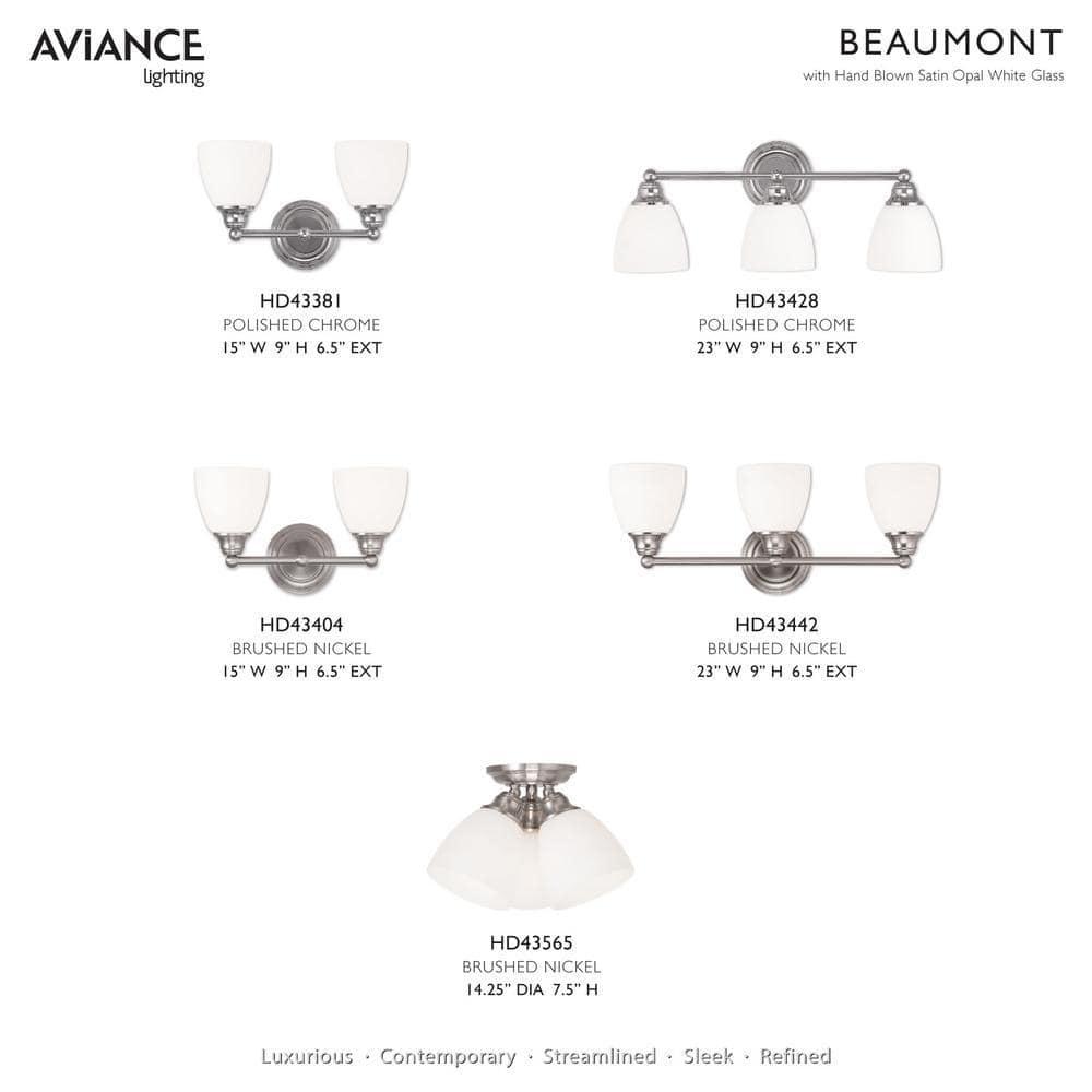 Livex Lighting Somerville 3 - Light Vanity in  Polished Chrome