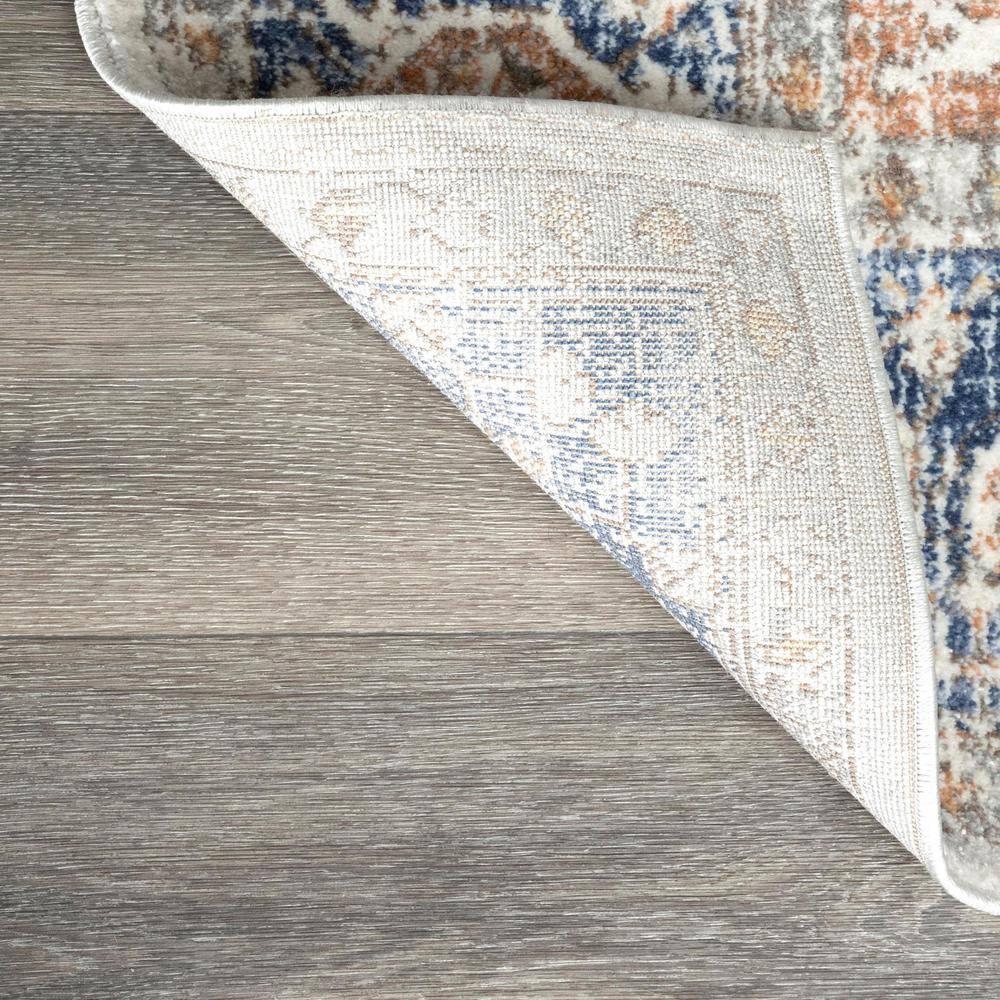 Nuloom Jacquie Oriental/Persian 12x15 Indoor Area Rug for Living Room Bedroom Dining Room Kitchen, Blue/Ivory