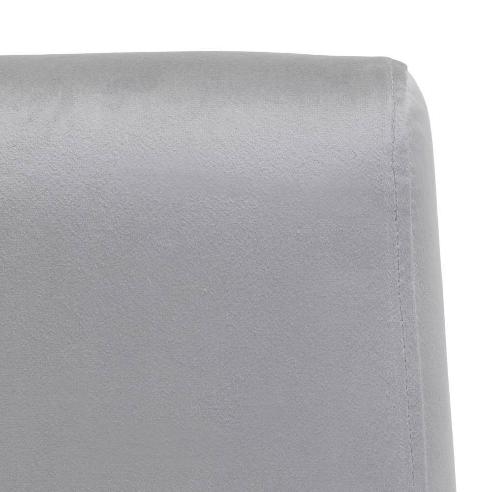 Romilly Velvet Accent Chair - ACH6203 - Grey/Gold - Safavieh