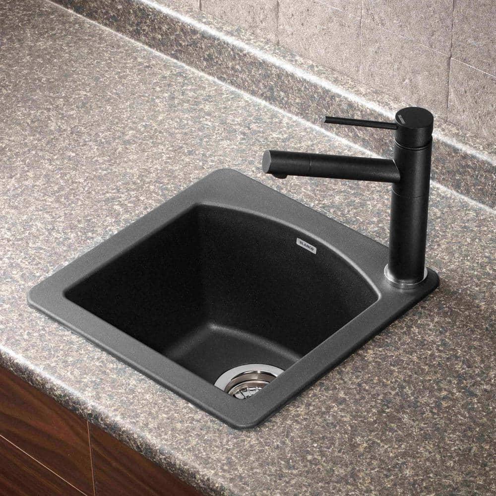 Diamond SILGRANIT 15" L x 15" W Drop-in/Undermount Bar Sink