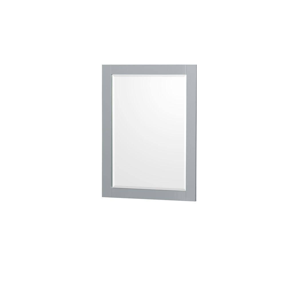 Wyndham Collection Sheffield 36" Freestanding Single Bathroom Vanity with Marble Top with 24" Mirror
