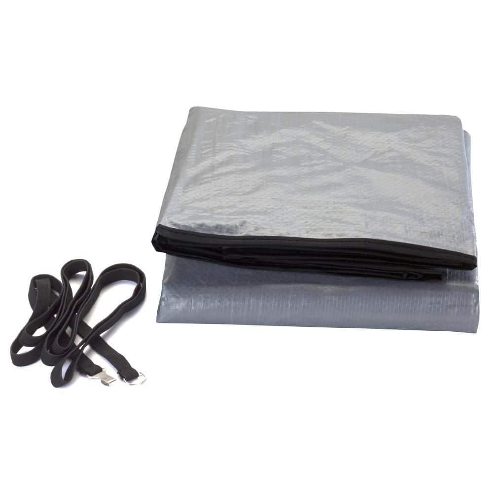 M-D Building Products 03426 Silver Air Conditioning Cover for Central Round Units