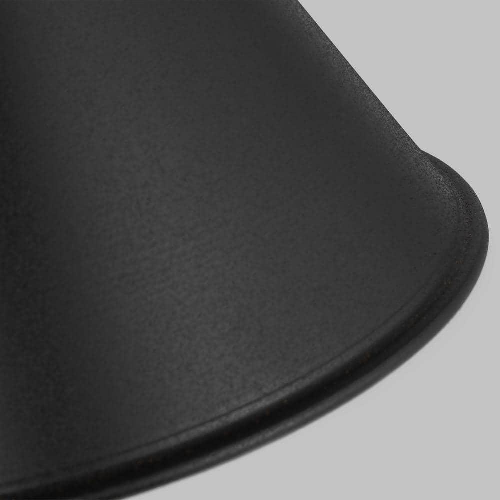 Generation Lighting Crittenden 1 -Light 7.63-in H Black Hardwired Dark Sky Outdoor Wall Light