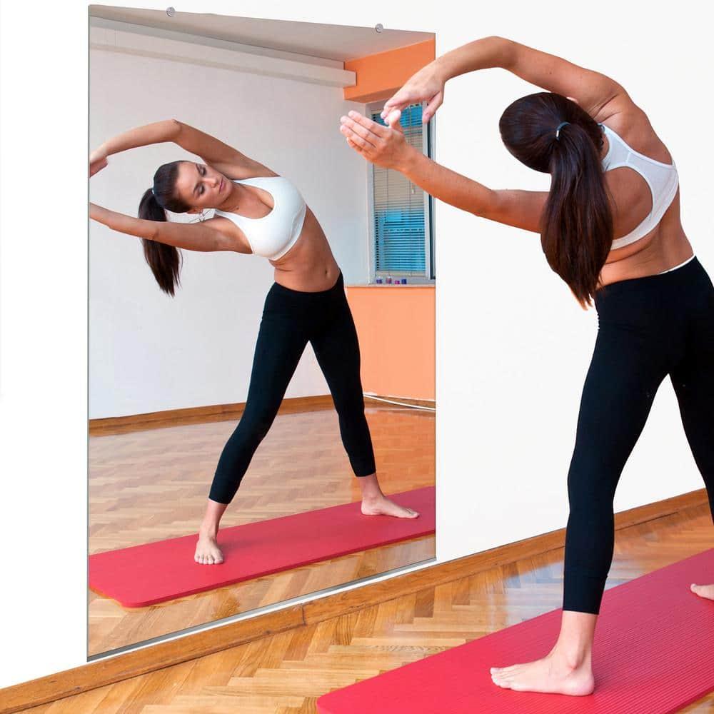 Gym Wall Mirror SD Annealed 1/4" Thick | Safety-Backed, 36" x 60"