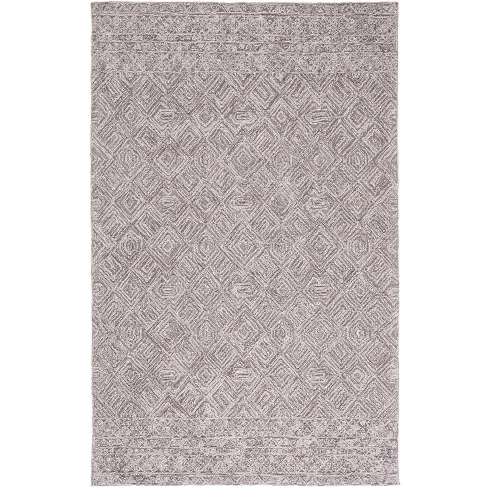 Textural TXT201 Hand Tufted Area Rug - Brown - 8'x10' - Safavieh.