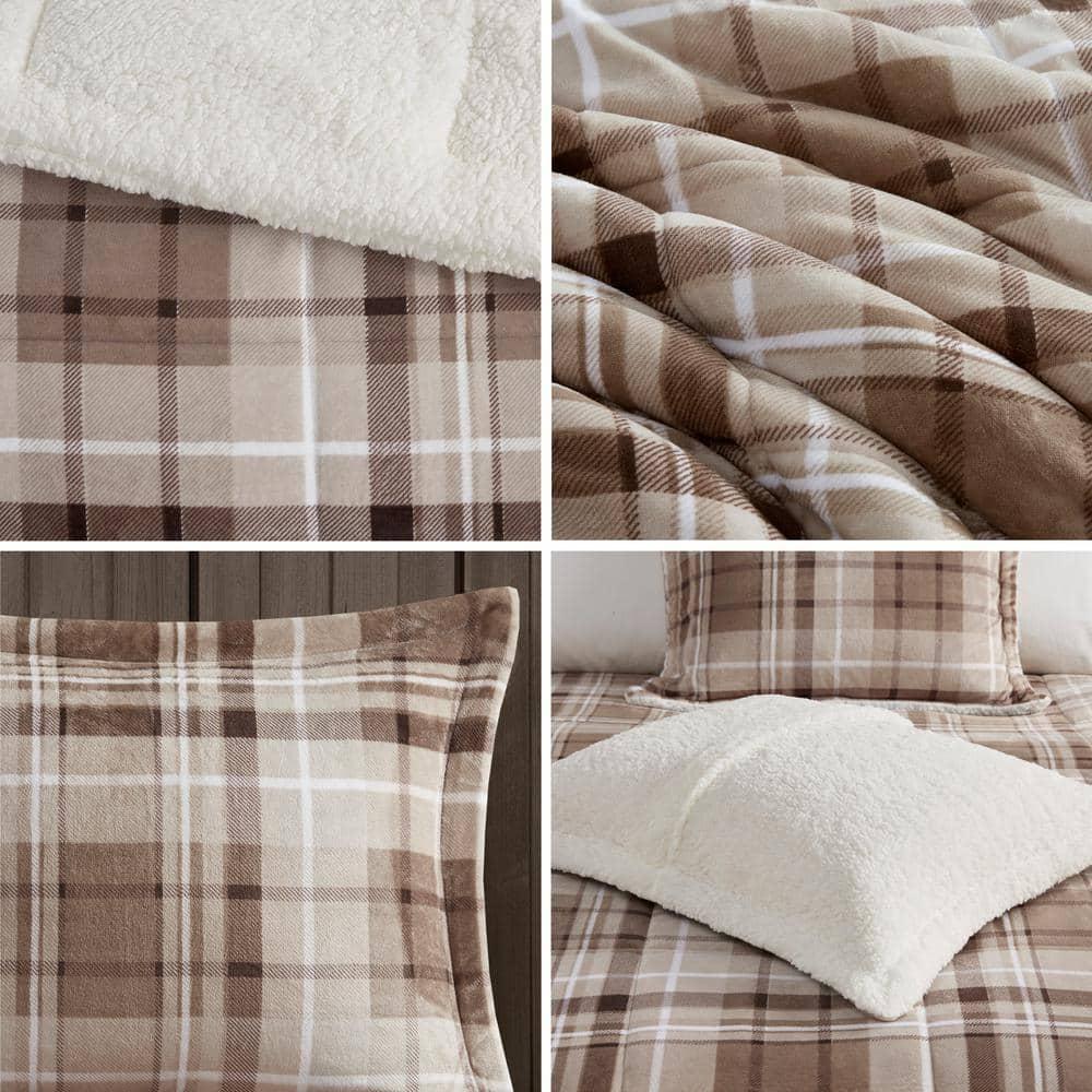 Woolrich Alton Plush to Sherpa Down Alternative Comforter Set