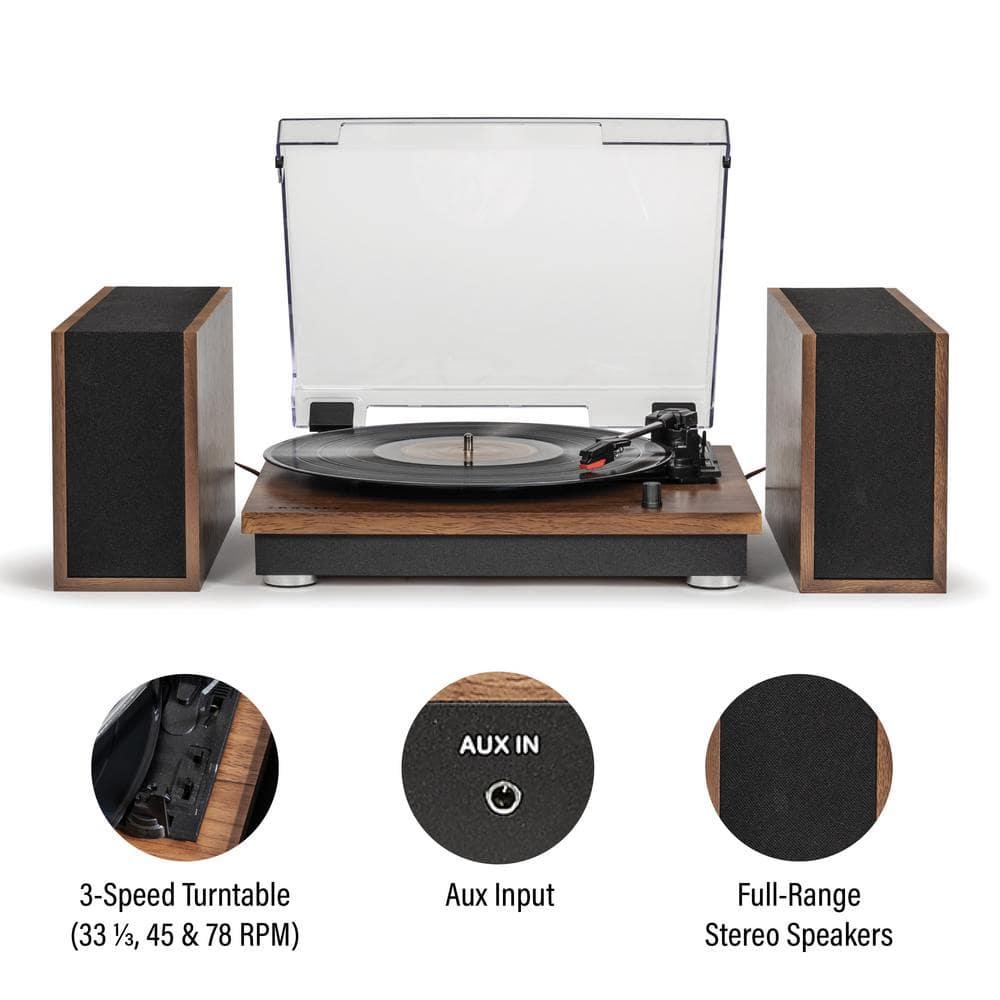 Crosley Riff Bluetooth Vinyl Record Player with Speakers, 3-Speed Turntable, 6 Modular Layouts