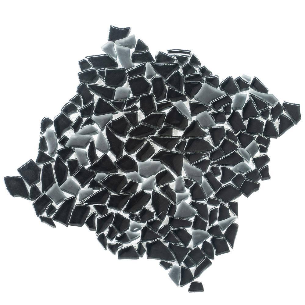 Apollo Tile Glass Pebbles Mosaic Wall & Floor Tile