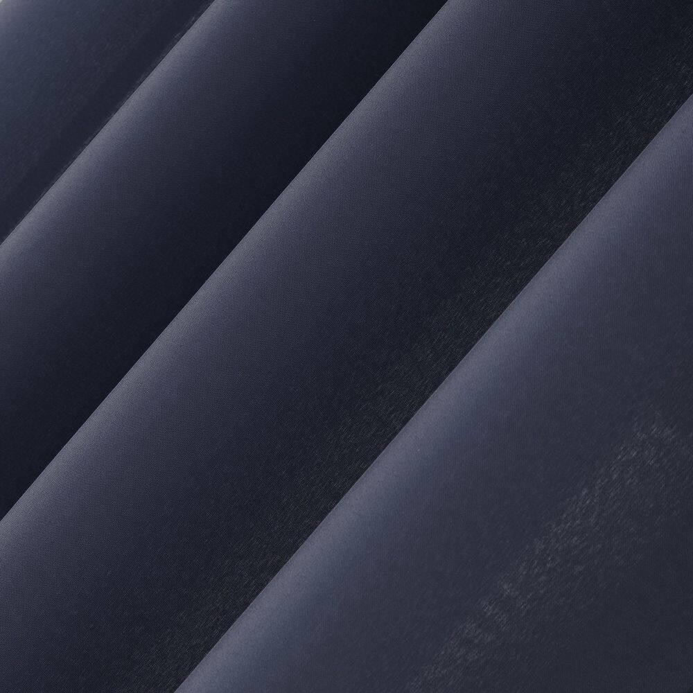 84"x54" Sailor Indoor/Outdoor UV Protectant Room Darkening Grommet Top Curtain Panel Dark Blue - Sun Zero: Living Room & Outdoor Use
