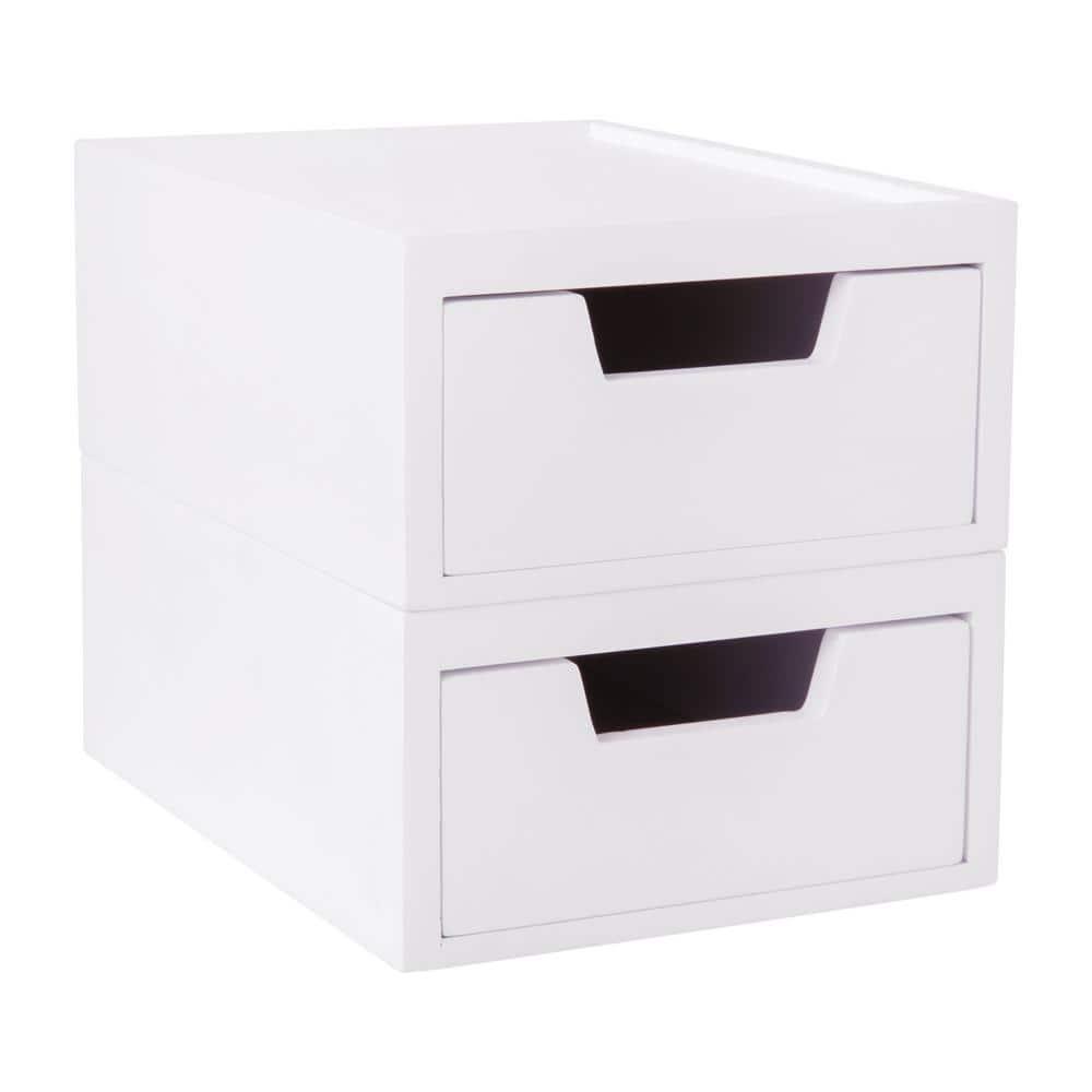 Martha Stewart Thomas Martha Stewart Wooden Storage Boxes With Pullout Drawers (Set of 2)
