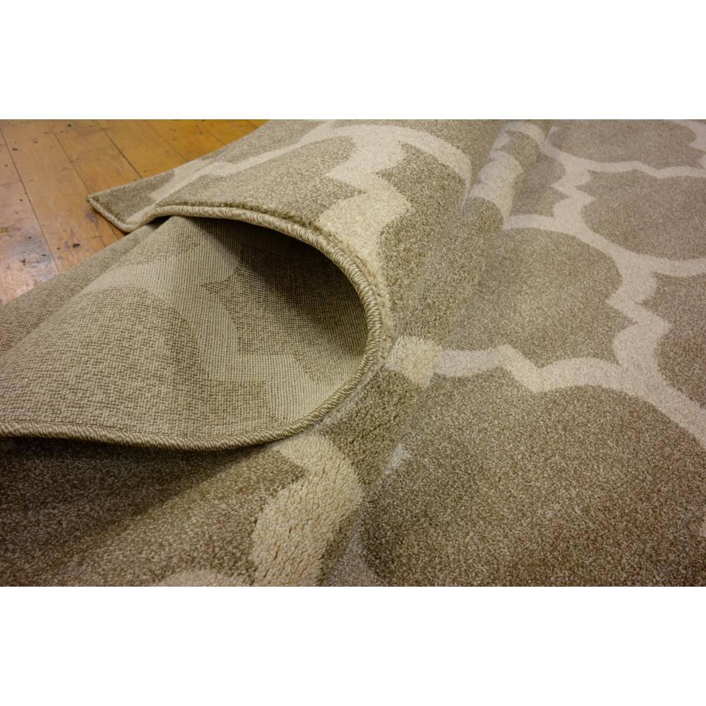 Unique Loom Trellis Collection Area Rug - Philadelphia (7' 1" x 10' Rectangle Light Brown/Beige)