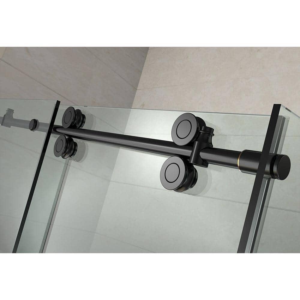 Langham 48" x 75" Rectangle Sliding Shower Enclosure