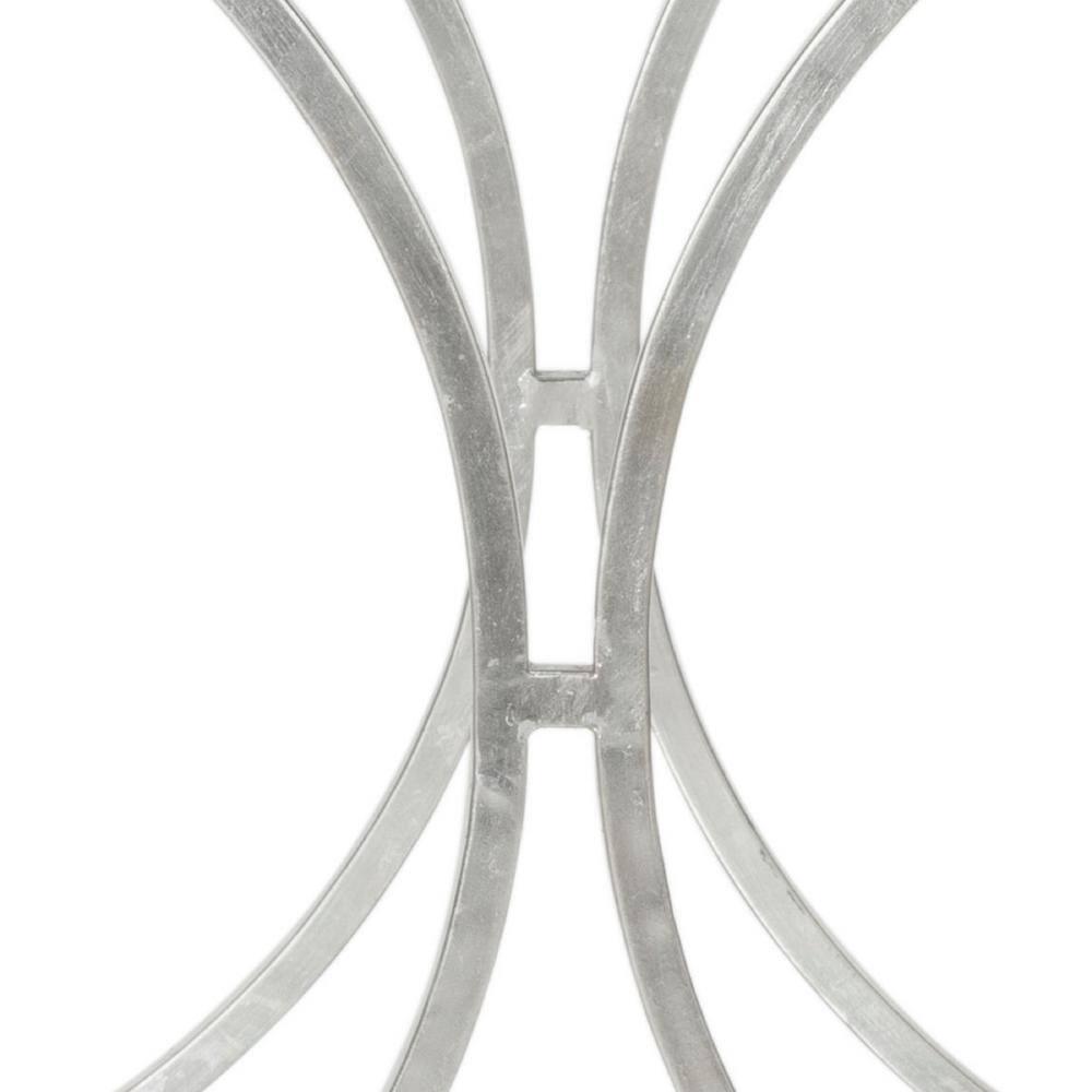 Ignatius Bar Cart - FOX2555A - Silver/Mirror - Safavieh
