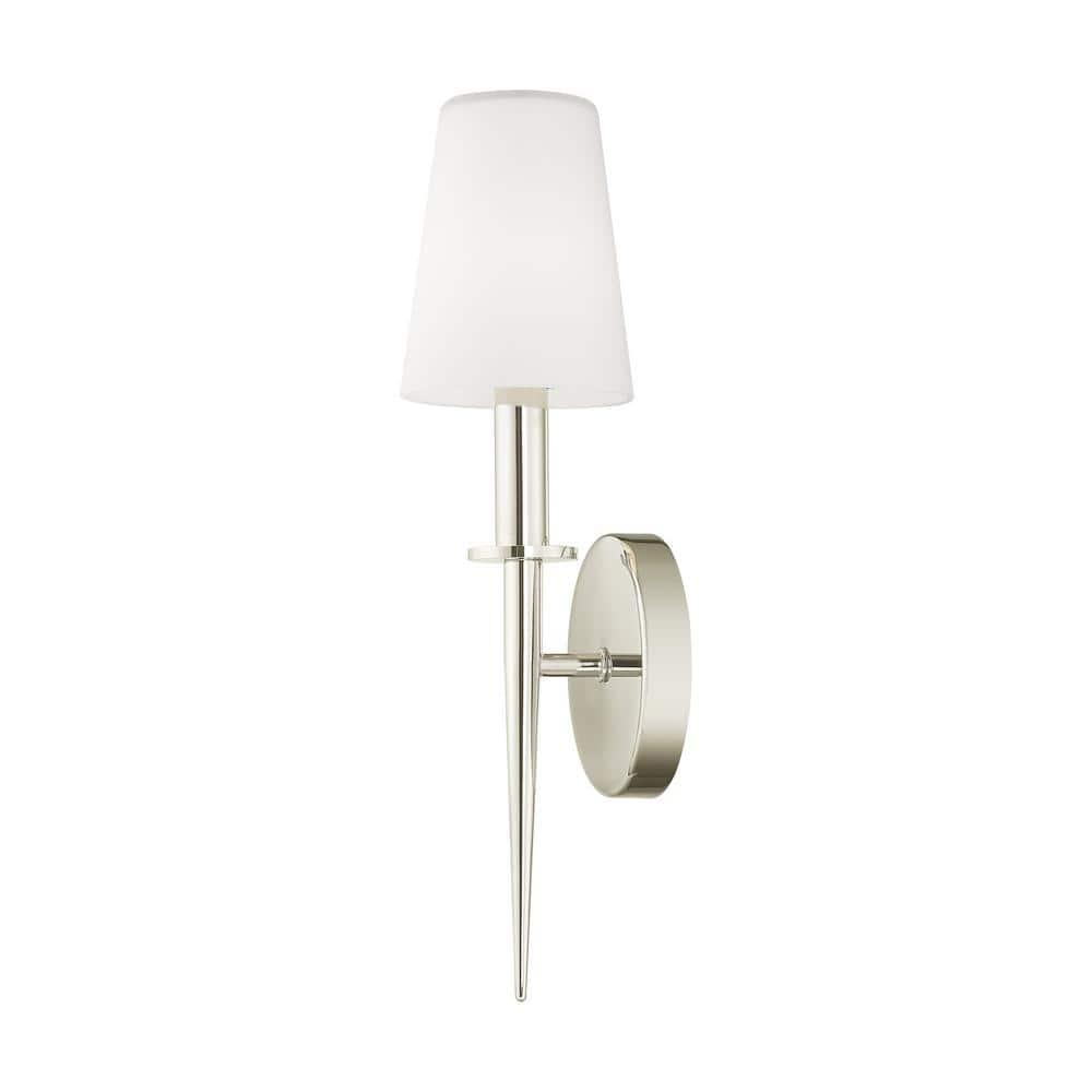 Livex Lighting Witten 1 - Light Wall Light in  Polished Nickel