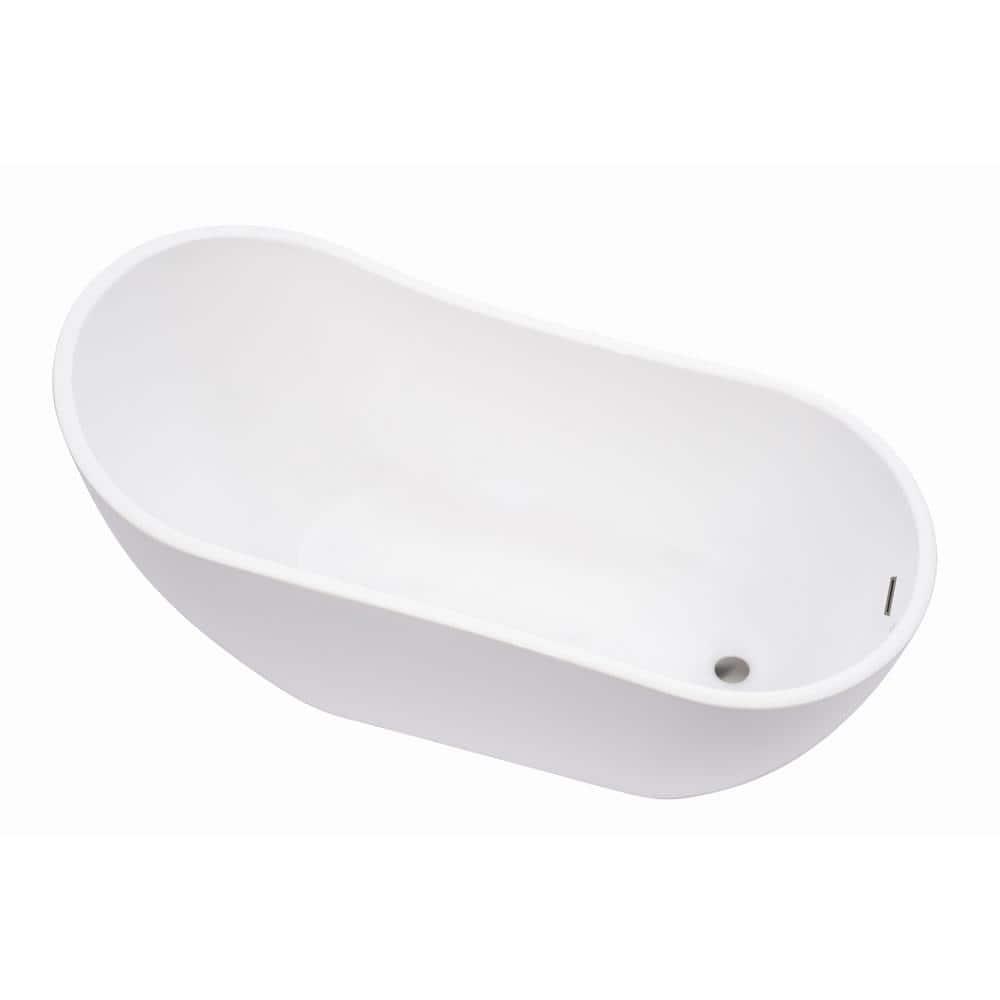 Amara Acrylic Freestanding Soaking Bathtub