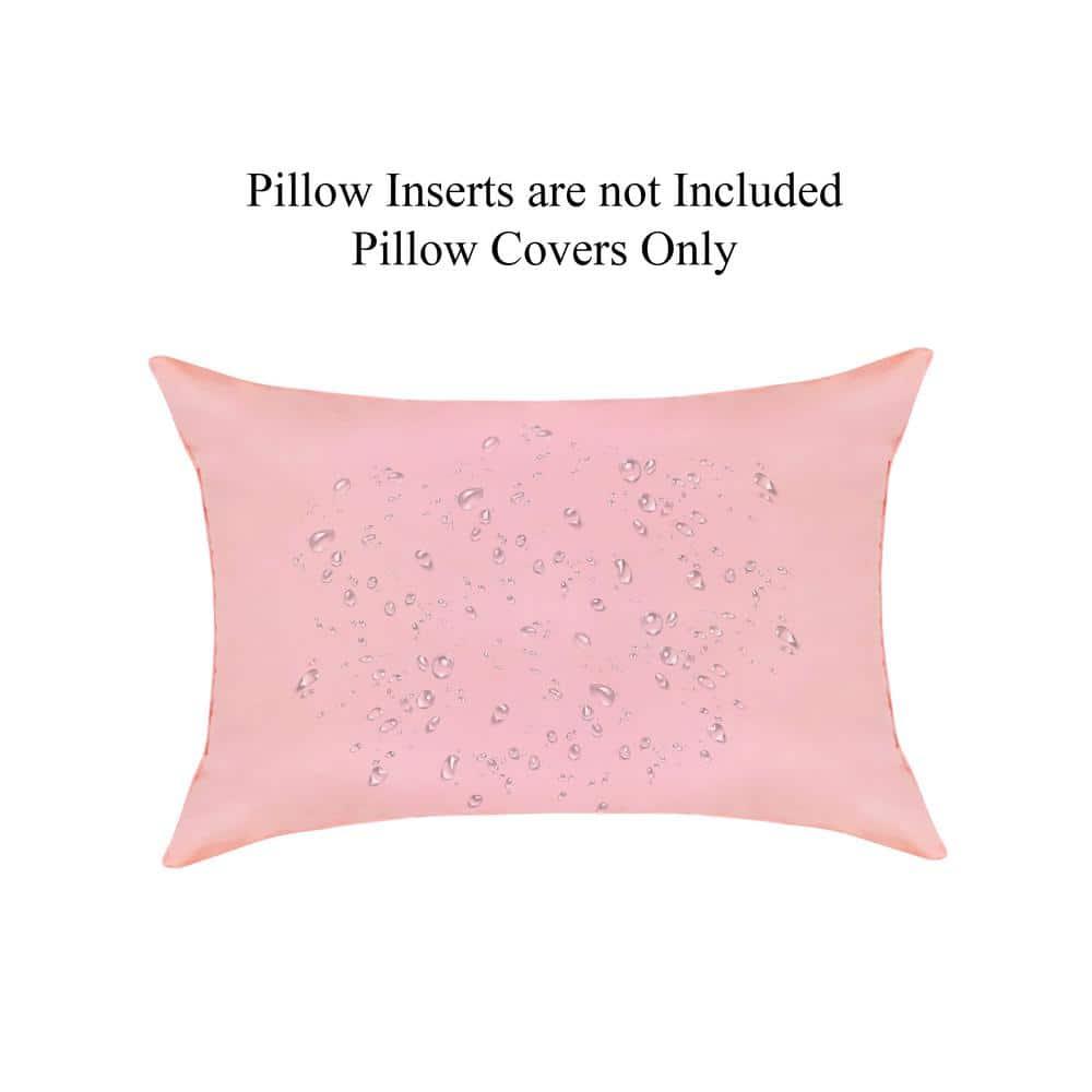 A1 Home Collections LLC Bedding Polyester Lumbar Indoor/Outdoor Pillow Cover (Set of 2)