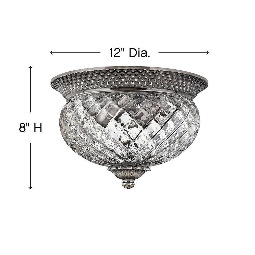 Plantation 2 - Light 12" Flush Mount