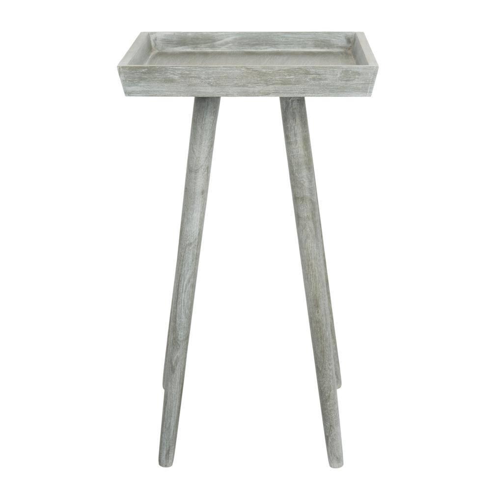 Nonie Tray Accent Table - SlateGrey - Safavieh.