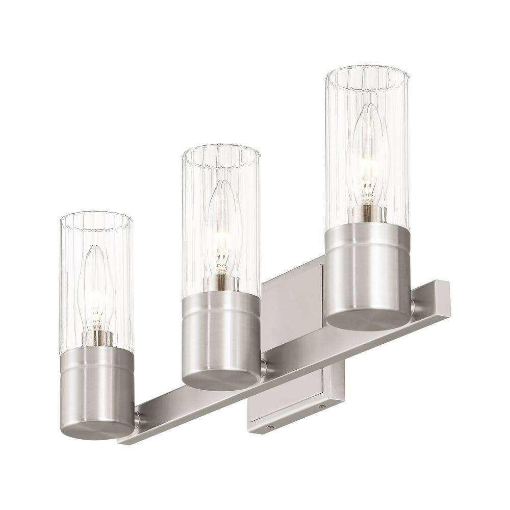 Livex Lighting Midtown 3 - Light Vanity in  Brushed Nickel