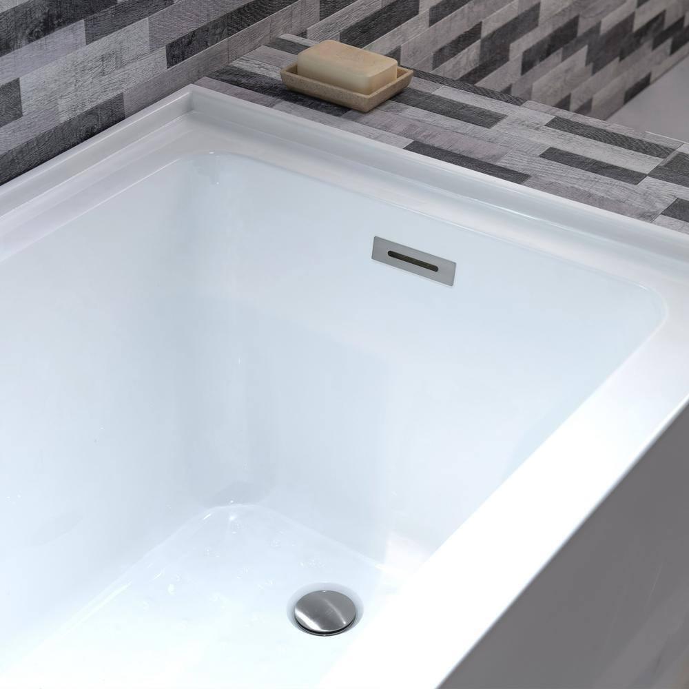 Vine 60'' x 30'' Alcove / Tile In Soaking Acrylic Bathtub