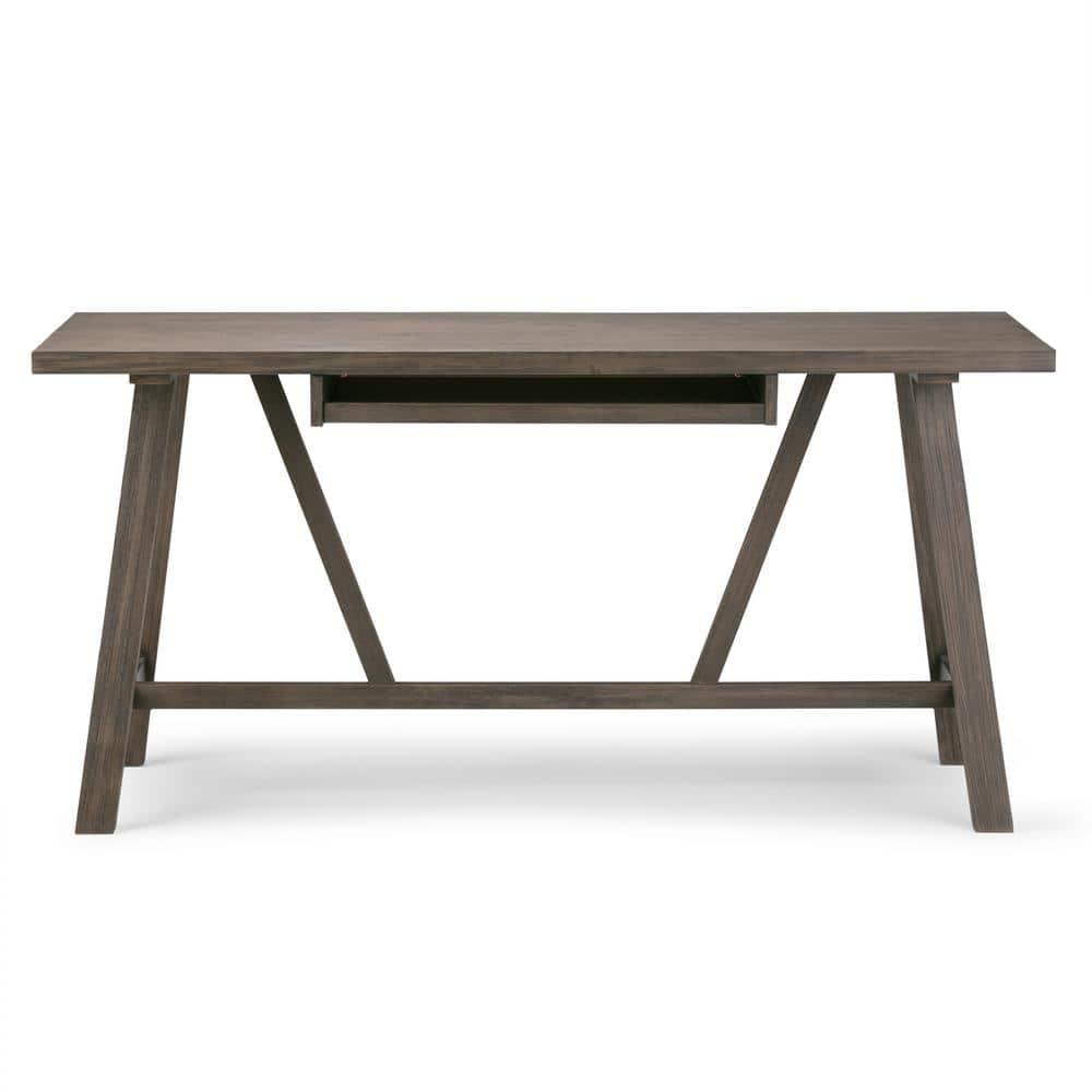 Simpli Home Dylan Solid Wood Desk