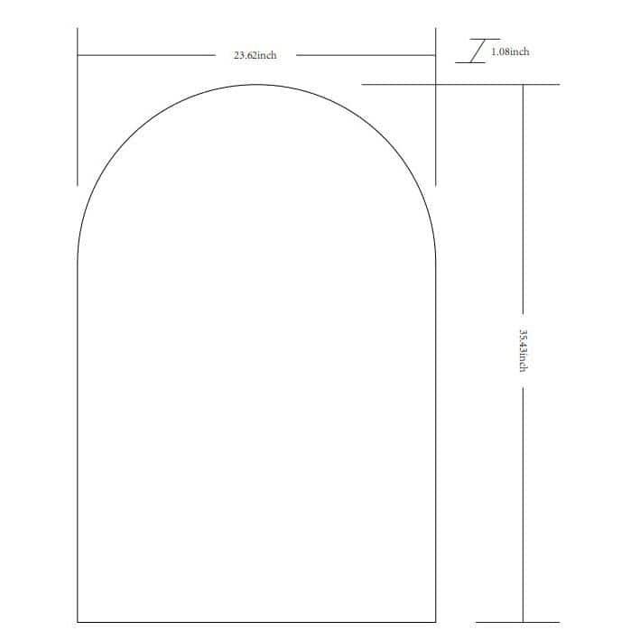 Elegant Rectangular Wood Framed Mirror in Brushed Silver and Gold