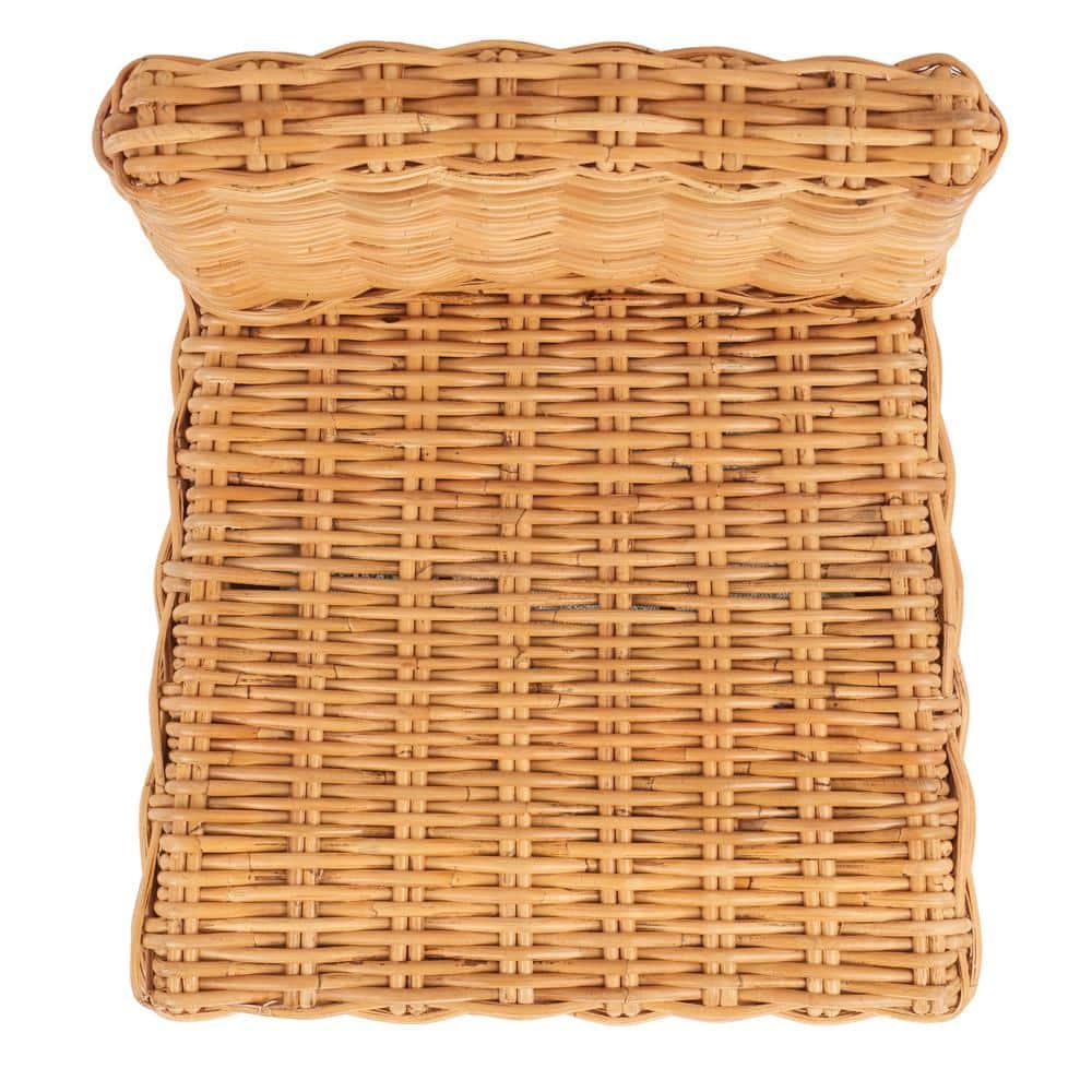 Tobie Rattan Bar Stool - BST6500 - Natural/Golden Brown - Safavieh