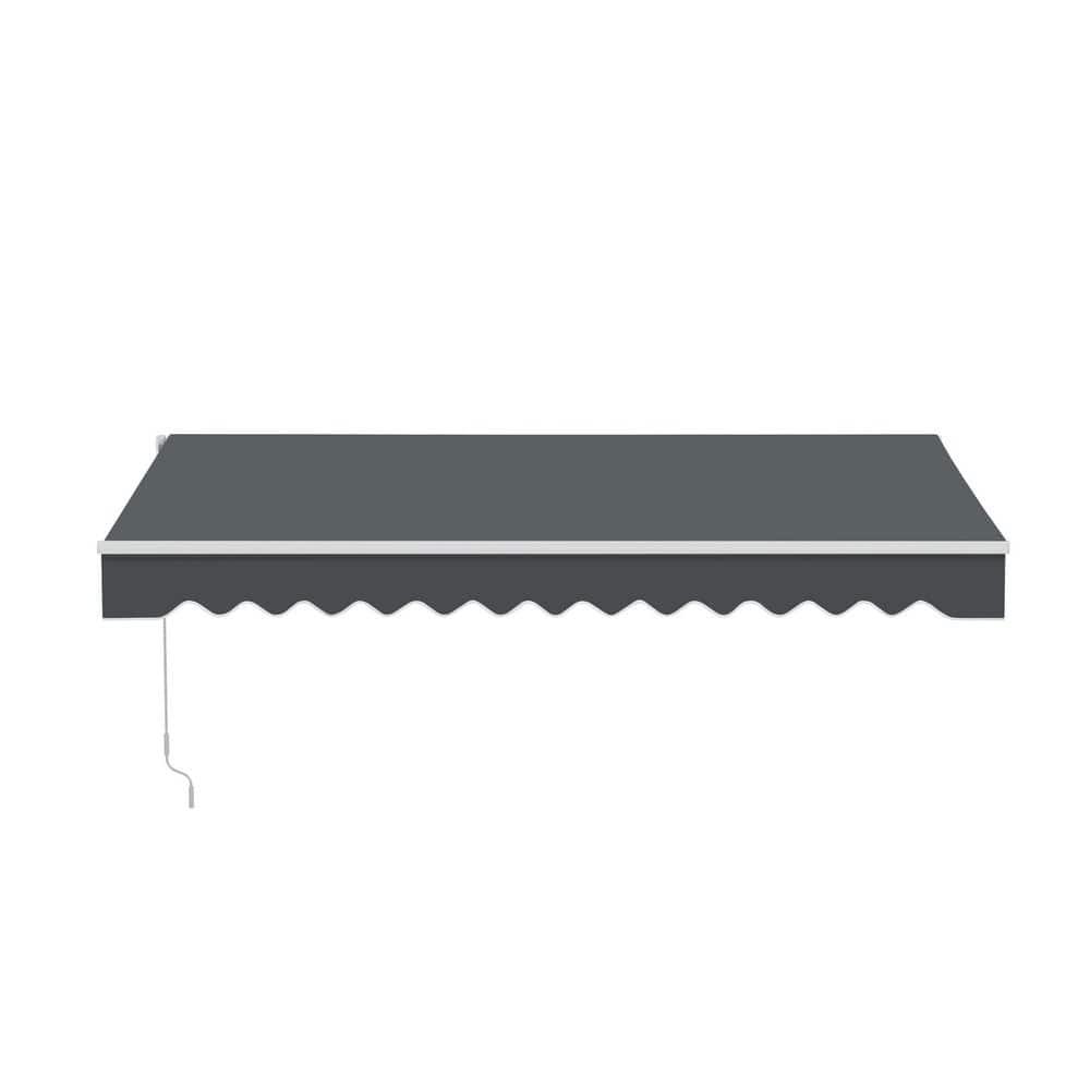 Retractable Patio Awning - White Frame