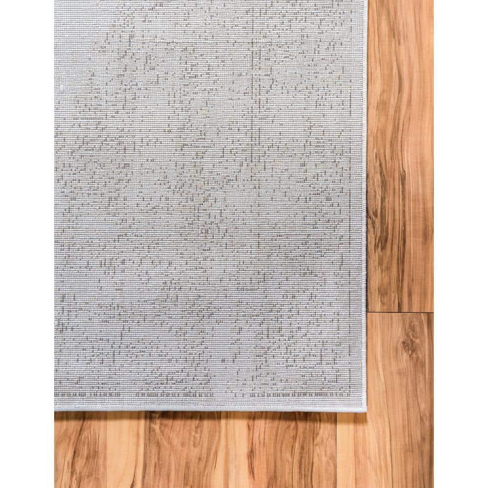 Unique Loom Portland Collection Area Rug - Woodburn (2' 2" x 12' Runner Ivory/Beige)