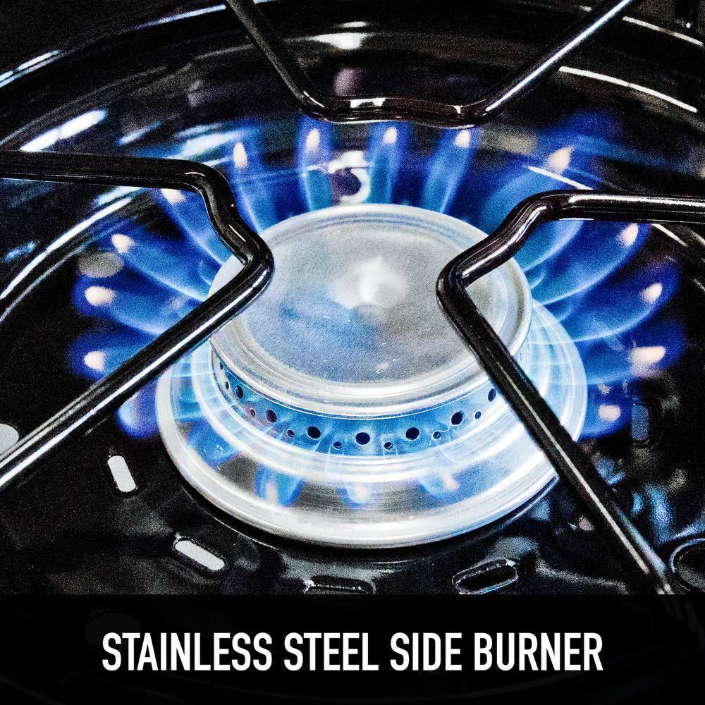 Broil King Signet 390 3-Burner Grill in Stainless Steel with Side Burner and Rear Rotisserie Burner