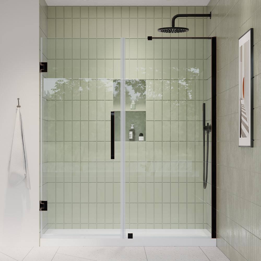 Ove Decors Endless Tampa-Pro 60" W x 72" H Alcove Frameless Shower Kit, Door, Panel, Base TP0180190