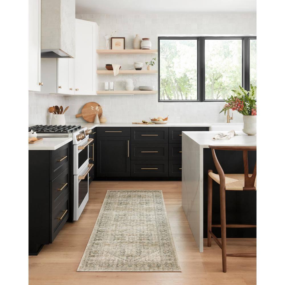 Loloi II Skye SKY-13 Natural / Sand Oriental Area Rug 2'-6" x 7'-6"