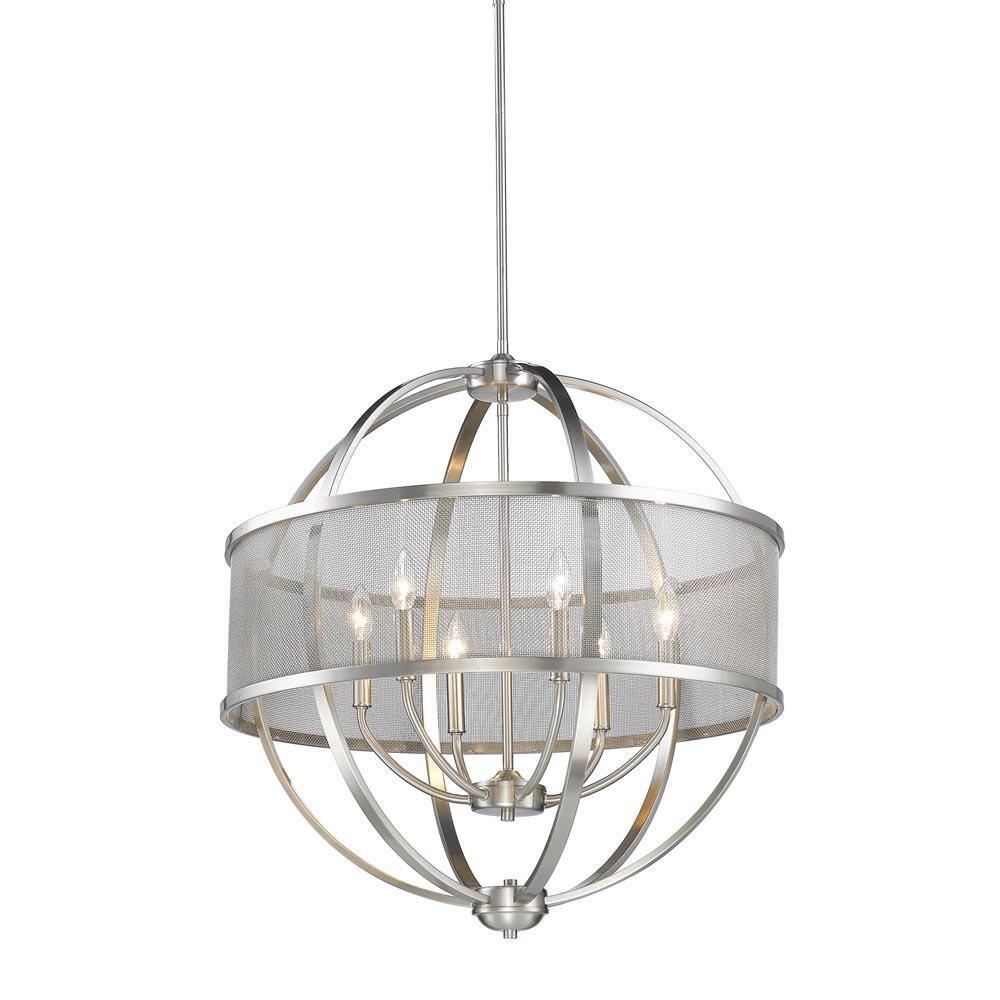 6 - Light Dimmable Chandelier