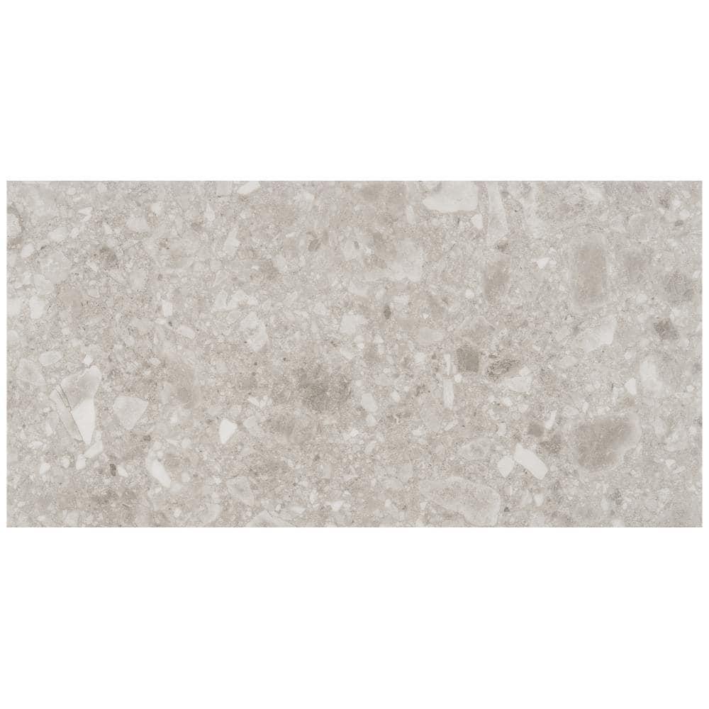 Stonehenge Rizzo LVT 12MIL 12" W x 24" L Terrazzo Look Glue Down Luxury Vinyl Tile