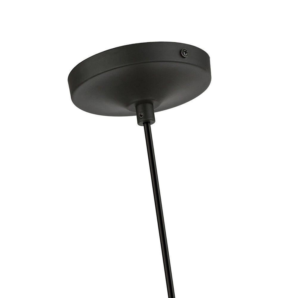 Livex Lighting Avondale 1 - Light Pendant in  Black/Brushed Nickel