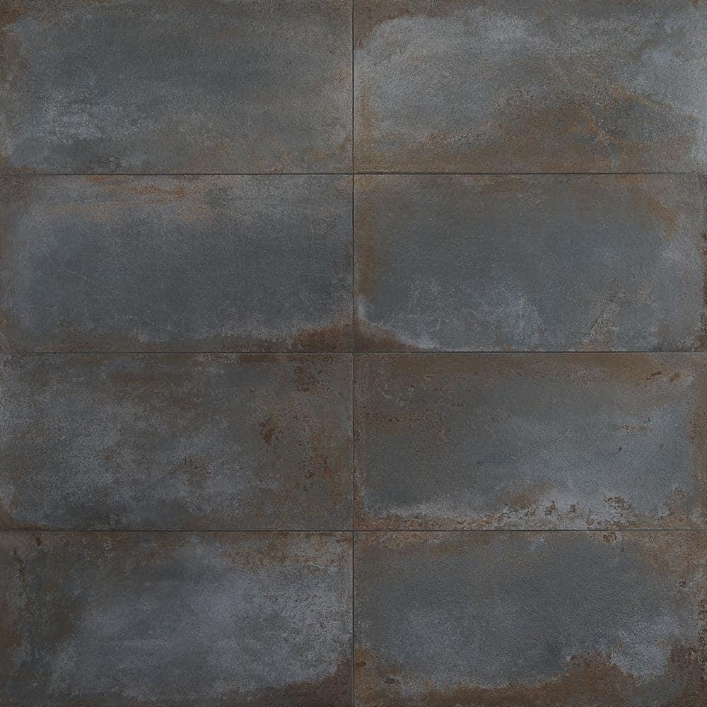 Angela Harris Fuller 12" x 24" Matte Cement Look Porcelain Wall & Floor Tile (11.62 Sq. Ft. / Case)