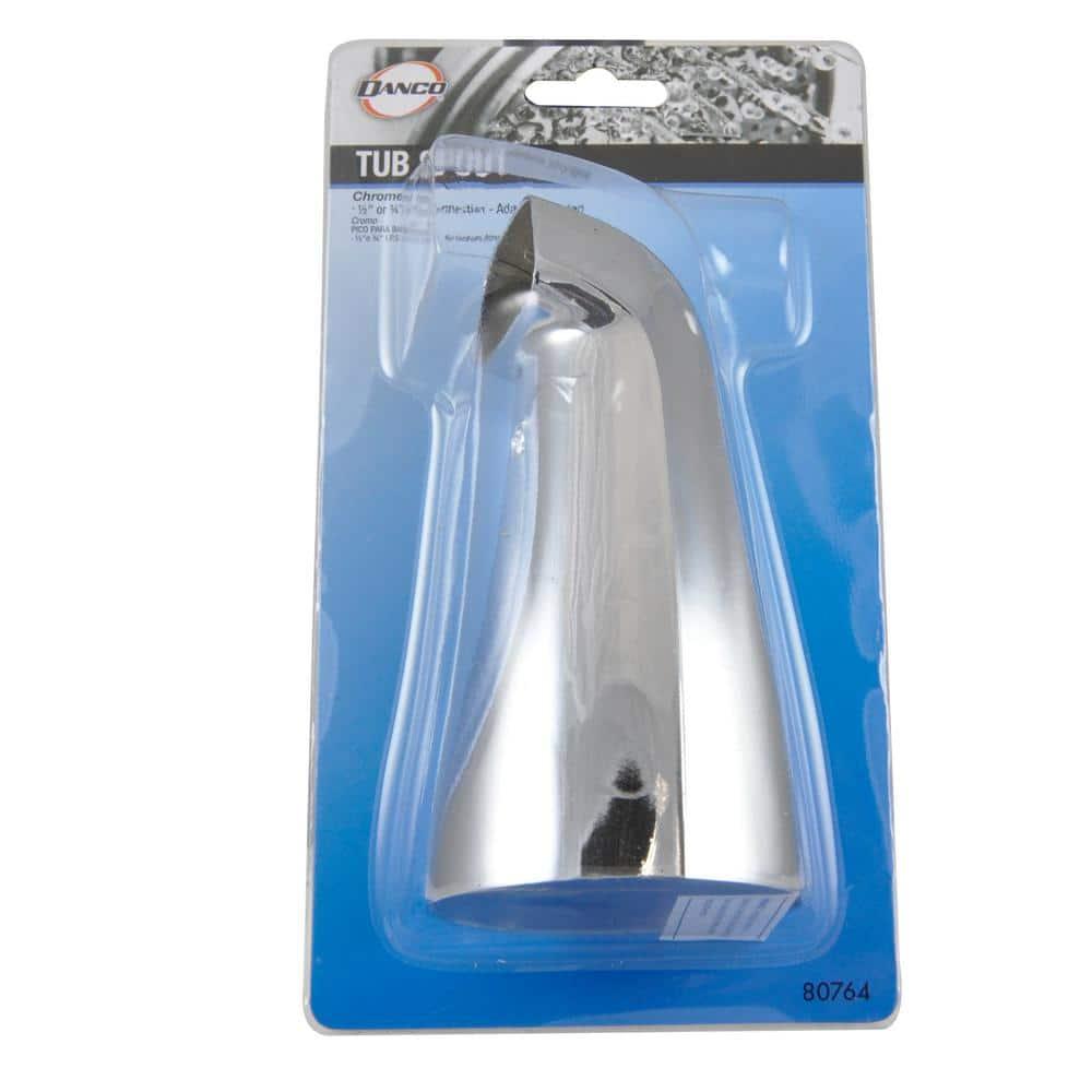 Danco New 80764 Tub Spout Front Connect Chrome Faucets, 1 Each