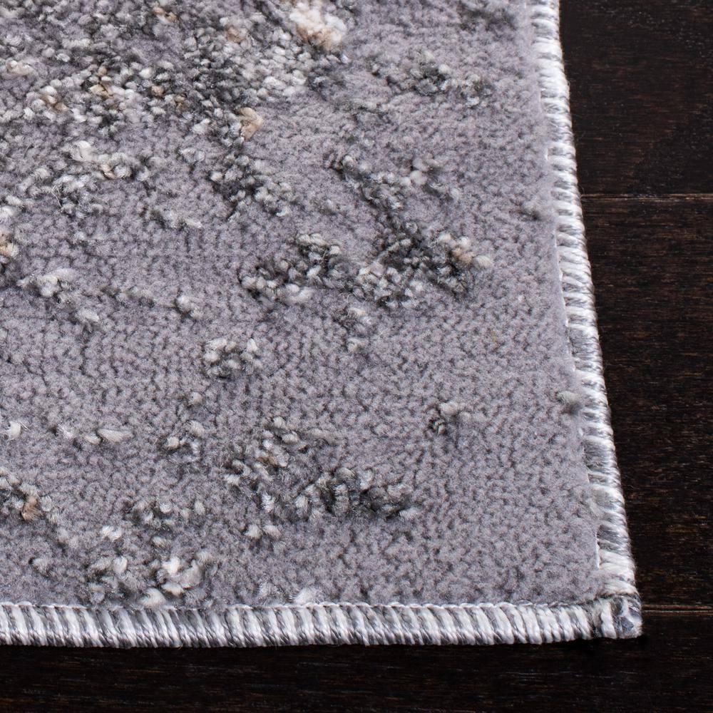 Aston ASN705 Power Loomed Indoor Area Rug - Grey/Ivory - 9'x12' - Safavieh