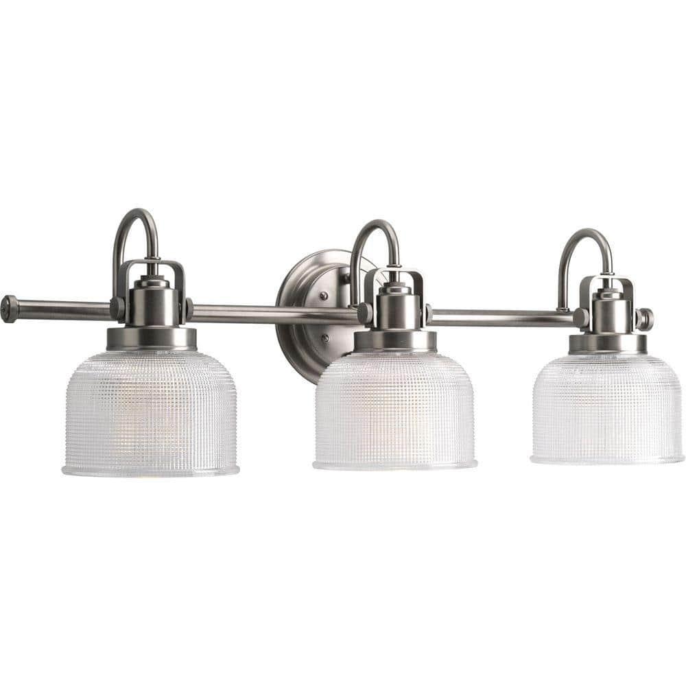 Rosser 3 Light Transparent Dimmable Vanity Light