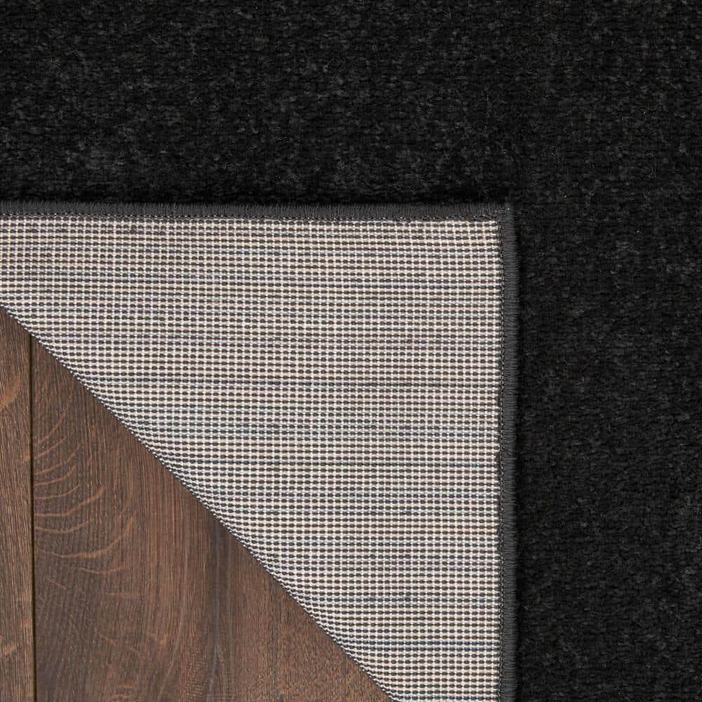 Nourison Essentials Easy Care Indoor Outdoor Area Rug - Black 8' x 11'