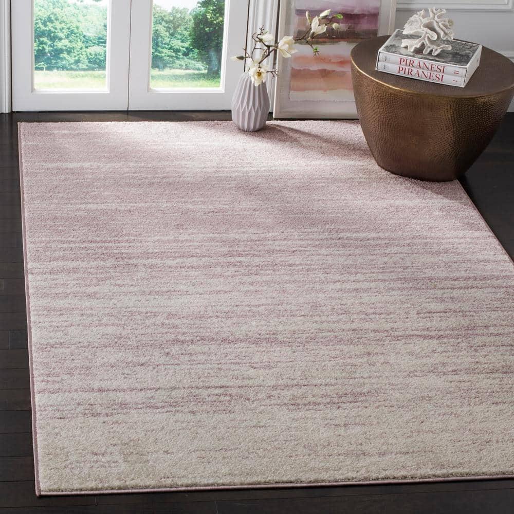 Adirondack ADR113 Machine Made Indoor Area Rug - Cream/Purple - 4'x6' - Safavieh